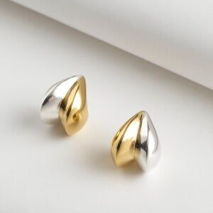 NEW Madewell Demi Fine Sculptural Statement Earrings NW319 $98 plus gift bag